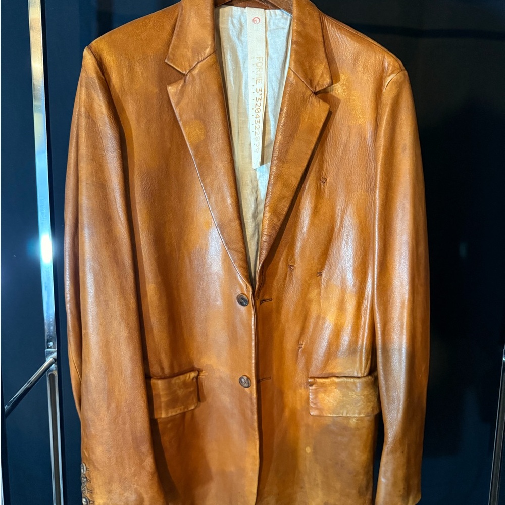 Forme Italian Leather Blazer